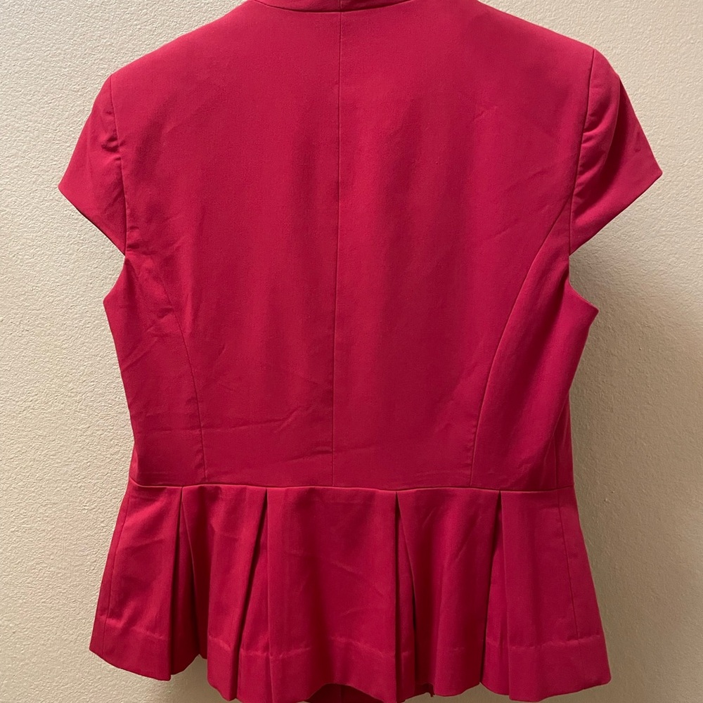 Red fitted blazer - Picture 2 of 5